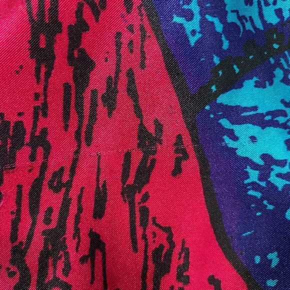 Venezia Vitale full zip lightweight multicolor multi print jacket sz 14/16 women - Picture 11 of 12